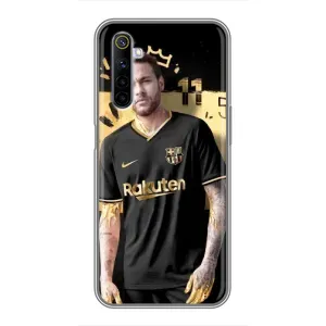 Силиконовый Чехол Realme 6 (Gold Neymar)