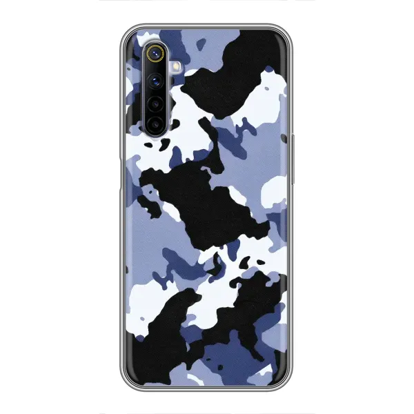Чехол с рисунком «Камуфляжный Серый» для Realme 6 Чехол с рисунком «Камуфляжный Серый» для Realme 6