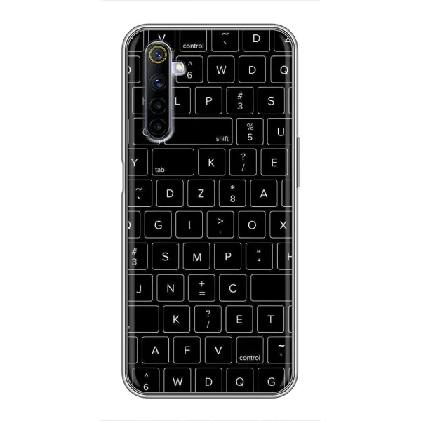 Чехол с рисунком «Клавиатура» для Realme 6 Чехол с рисунком «Клавиатура» для Realme 6
