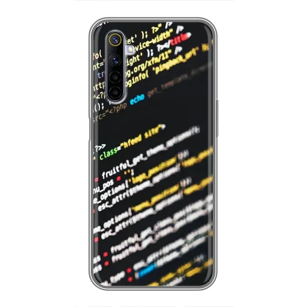Чехол с рисунком «Код» для Realme 6 Чехол с рисунком «Код» для Realme 6