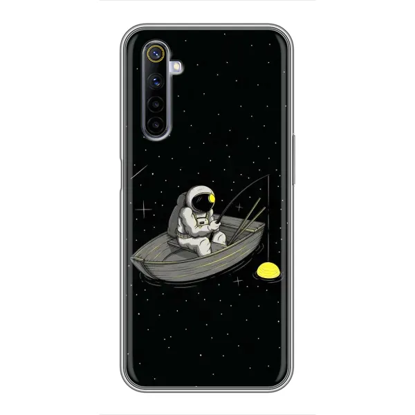 Чехол с рисунком «Космонавт на рыбалке» для Realme 6 Чехол с рисунком «Космонавт на рыбалке» для Realme 6