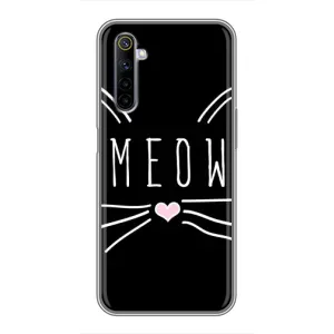 Бампер с изображением Котиков для Реалми 6 (КОТИК MEOW)