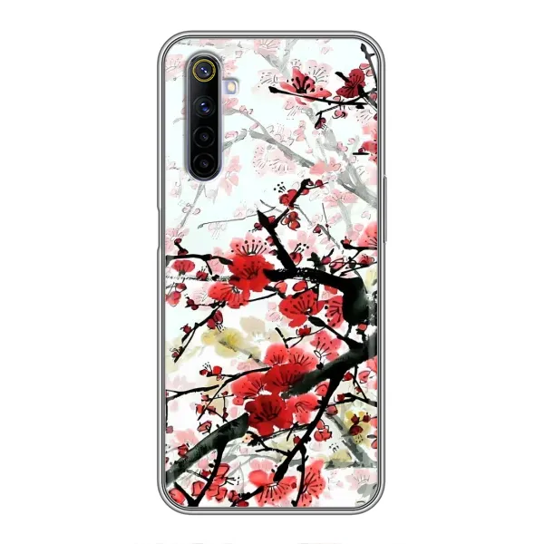 Чохол з малюнком «Гарна Сакура» для Realme 6 Чохол з малюнком «Гарна Сакура» для Realme 6