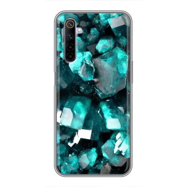 Чехол с рисунком «Кристалы» для Realme 6 Чехол с рисунком «Кристалы» для Realme 6