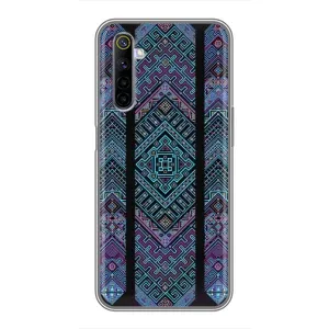 Силиконовый Чехол на Realme 6 (Крутой орнамент)