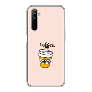 Чохол з зображенням смачної їжі для Realme 6 (Кружка Кави)