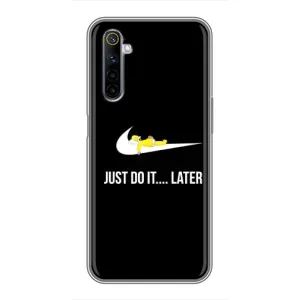 Силиконовый Чехол на Realme 6 с картинкой Nike (Later)