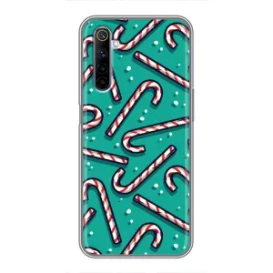 Силиконовый бампер на рождество для Realme 6