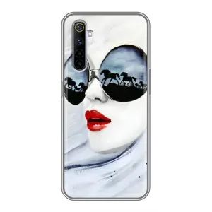 Чехол с картинкой Модные Девчонки Realme 6 (Любительница коней)