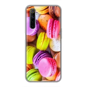 Чохол з зображенням смачної їжі для Realme 6 (Макаруни)