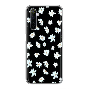 Чехол с ромашками на Realme 6 (Маленькие ромашки)