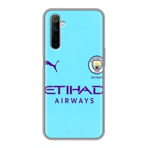 Силіконові Чохли з принтом Футбол на Realme 6 (Man City)