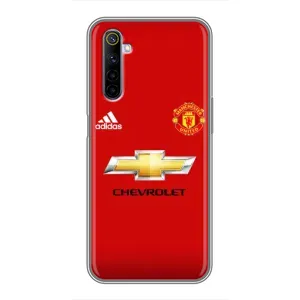 Силіконові Чохли з принтом Футбол на Realme 6 (Man United)