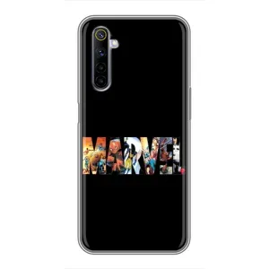Силиконовый Чехол для Realme 6 (MARVEL)