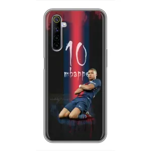 Чехол (TPU) с Футболистом на Realme 6 (MBAPPE 10)