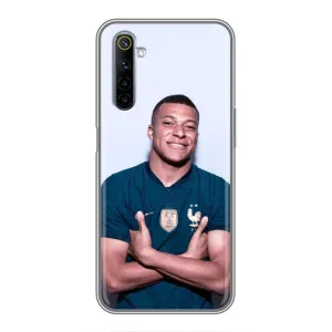 Чехол (TPU) с Футболистом на Realme 6 (Мбаппешичка)