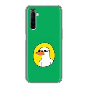 Бампер с принтом Мемы для Realme 6 (Мем Утка)
