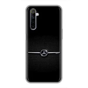 Силиконовый бампер с картинкой машины на Realme 6 (Mercedes)