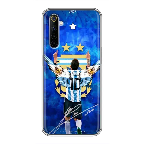 Чехол с рисунком «Месси Аргентина» для Realme 6 Чехол с рисунком «Месси Аргентина» для Realme 6
