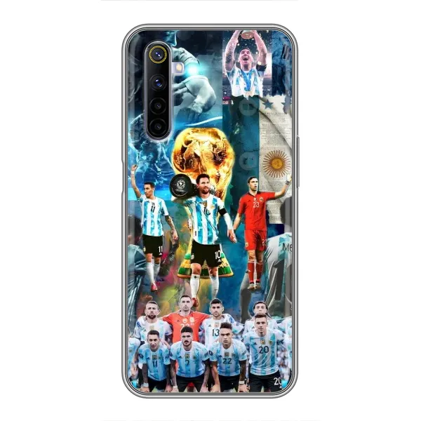 Чехол с рисунком «Месси в сборной» для Realme 6 Чехол с рисунком «Месси в сборной» для Realme 6