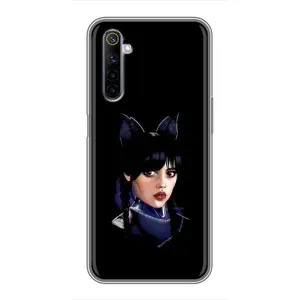 Чехлы с принтом Уэнсдей на Realme 6 (Милая Уэнсдей)