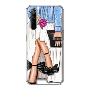Силиконовый Чехол на Realme 6 с картинкой Стильных Девушек (Мода)