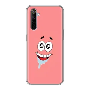 Чехлы с Патриком на Realme 6 (Мордочка Патрика)