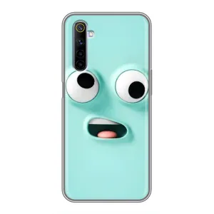 Силиконовые Чехлы (смешные стикеры) для Realme 6 (Забавное мятное лицо)