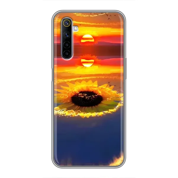 Чехол с рисунком «Небо подсолнух» для Realme 6 Чехол с рисунком «Небо подсолнух» для Realme 6