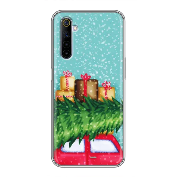 Чехол с рисунком «Новогодние подарки» для Realme 6 Чехол с рисунком «Новогодние подарки» для Realme 6