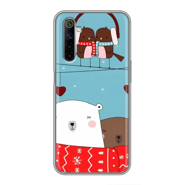 Чехол с рисунком «Новогодний медвеженок» для Realme 6 Чехол с рисунком «Новогодний медвеженок» для Realme 6