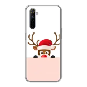 Чохол Санта Клаус для Realme 6 (Оленя)