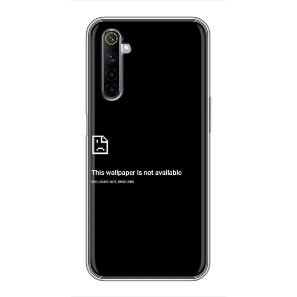Чехол с рисунком «Ошибка» для Realme 6 Чехол с рисунком «Ошибка» для Realme 6