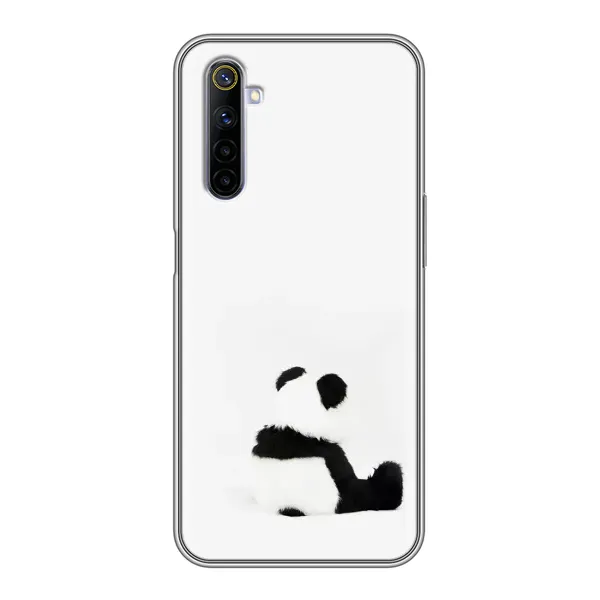 Чехол с рисунком «Панда обиделся» для Realme 6