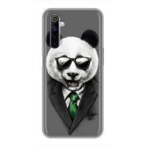 Чехлы с Пандами на Realme 6 (Панда в очках)