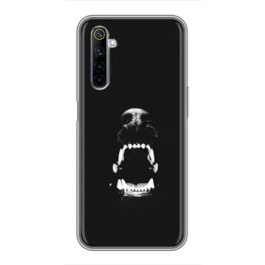 Чехол ДОБЕРМАН для Realme 6 (Пасть добермана)