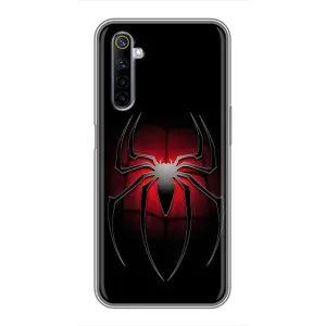 Чехол Супергерой Человека Паука на Realme 6 (Паук)