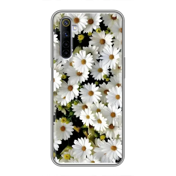 Чехол с рисунком «Рамка в ромашках» для Realme 6 Чехол с рисунком «Рамка в ромашках» для Realme 6