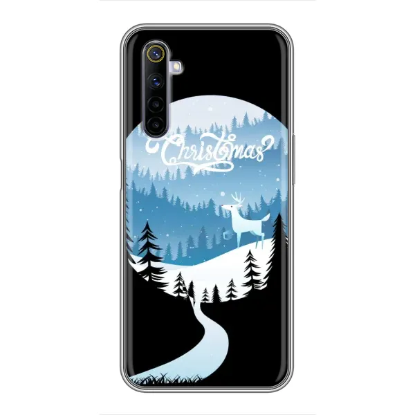 Чехол с рисунком «Рождественский Олень» для Realme 6 Чехол с рисунком «Рождественский Олень» для Realme 6