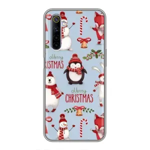 Чохол Санта Клаус для Realme 6 (Різдвяний)