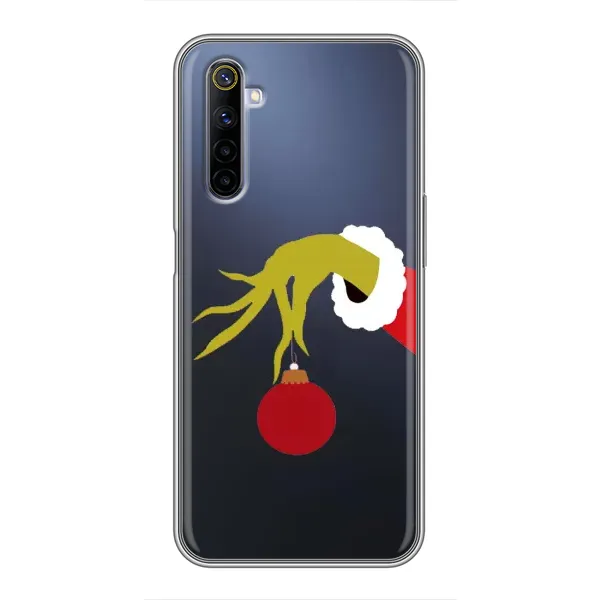 Чехол с рисунком «Рука Гринча» для Realme 6 Чехол с рисунком «Рука Гринча» для Realme 6