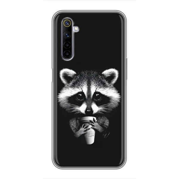 Чехол с рисунком «С кофем» для Realme 6