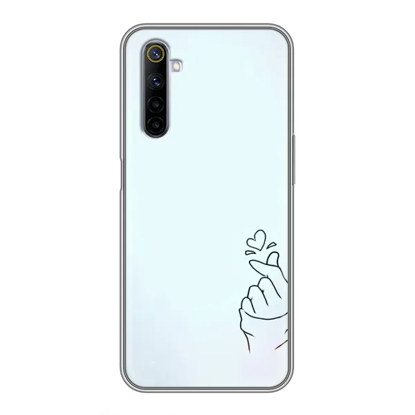 Чехол с рисунком «Сердце на голубом» для Realme 6 Чехол с рисунком «Сердце на голубом» для Realme 6