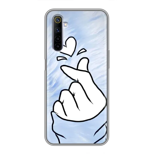Чехол с рисунком «Сердечка знак» для Realme 6 Чехол с рисунком «Сердечка знак» для Realme 6