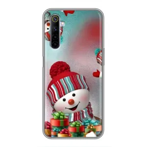 Чохли на Новий Рік Realme 6 (Сніговик в шапці)