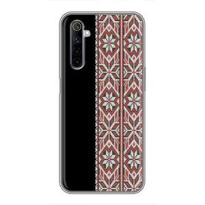 Силиконовый Чехол на Realme 6 с картинкой Вышиванки (Стильная вишиванка)