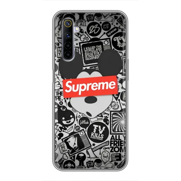 Чехол с рисунком «Supreme Маус» для Realme 6