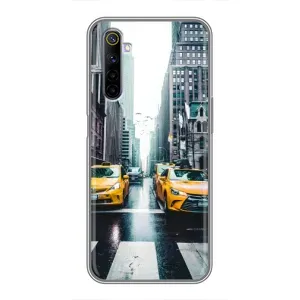 Силиконовый бампер (Работники) на Realme 6 (Такси)