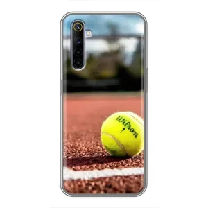 Чехлы с принтом Спортивная тематика для Realme 6 (Теннисный корт)