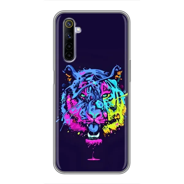 Чехол с рисунком «Тигр-Арт» для Realme 6 Чехол с рисунком «Тигр-Арт» для Realme 6